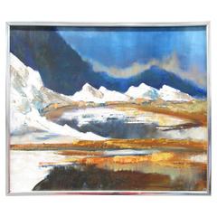 Lake Painting by Suzanne Lucker 1