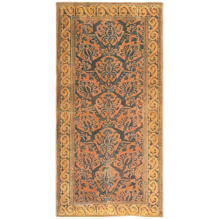 Antique 16th Century Alcaraz Oriental Rug Size 5 Ft X 10 2 In - 5 By 10 Foot Rug Antique 16th Century Alcaraz Oriental Rug Size 5 Ft X 10 2 In - 5 By 10 Foot Rug
