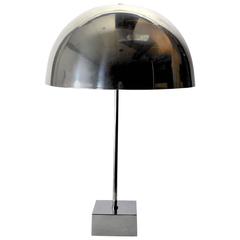 Chrome Mushroom Lamp by Paul Mayen for Habitat 6