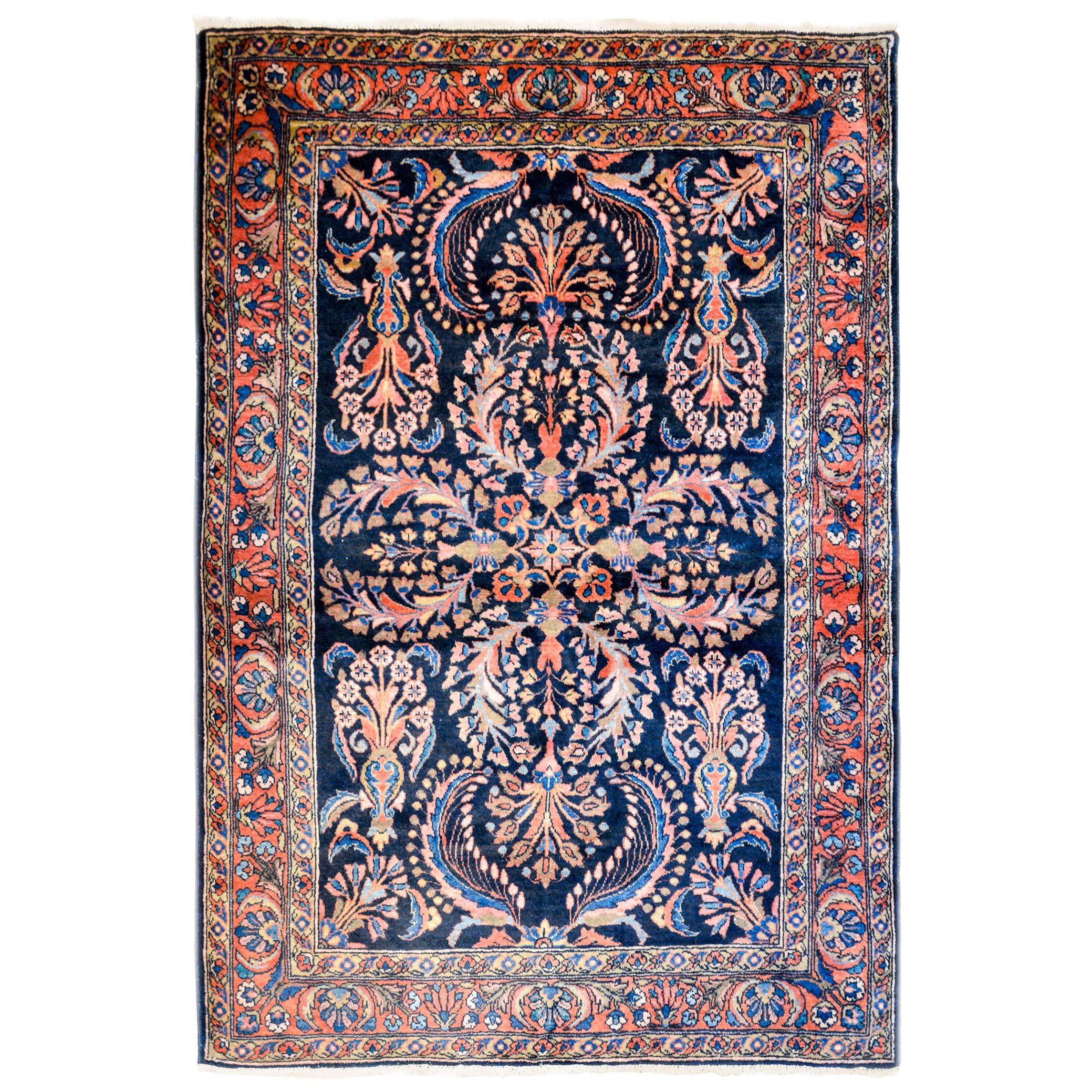Wunderschöner Lilihan-Teppich aus dem frühen 20. Jahrhundert