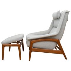 Folke Ohlsson for DUX Teak Armchair 2