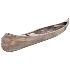 Antique Adirondack Canoe