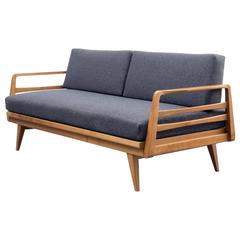 Vintage Rare 1950s Daybed by Knoll Antimott, New Cover
