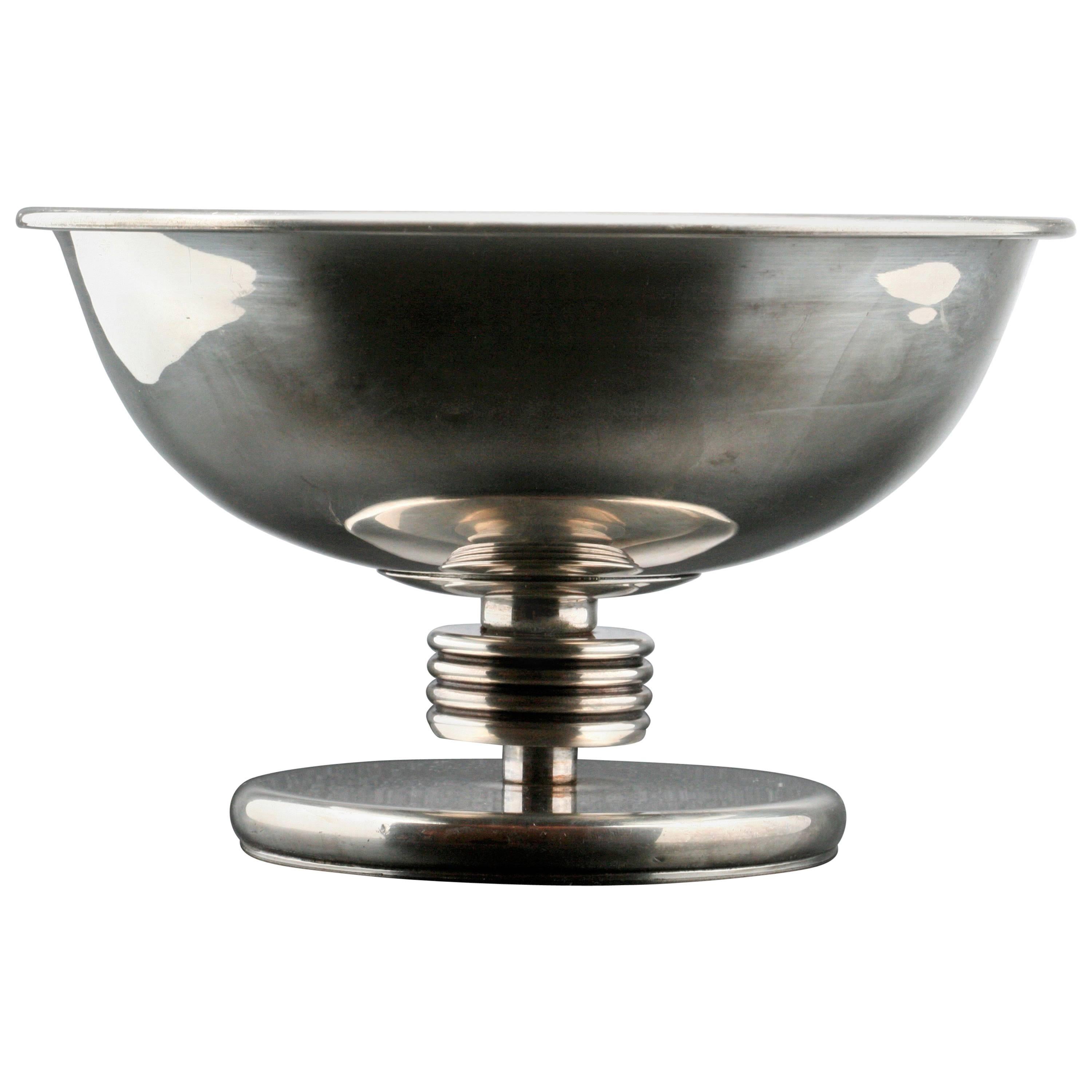 Silver Plated Christian Dior Modernist Cup, circa 1960 For Sale