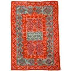 Antique Spanish Rug Last Quarter 19th Century, Spanish Style Alpujarra Granada 4