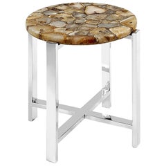 Agate Stone Side Table