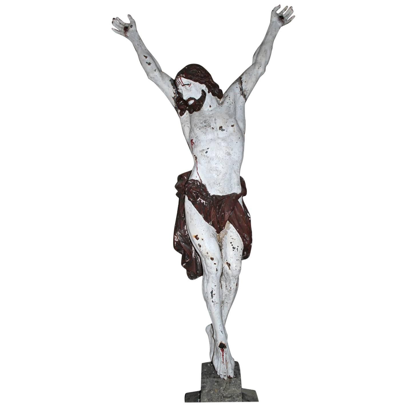 Antique Jesus Statue from the 19th Century