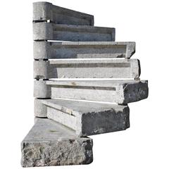 Antique Stairs from the 19th Century Made Out of Belgian Bluestone