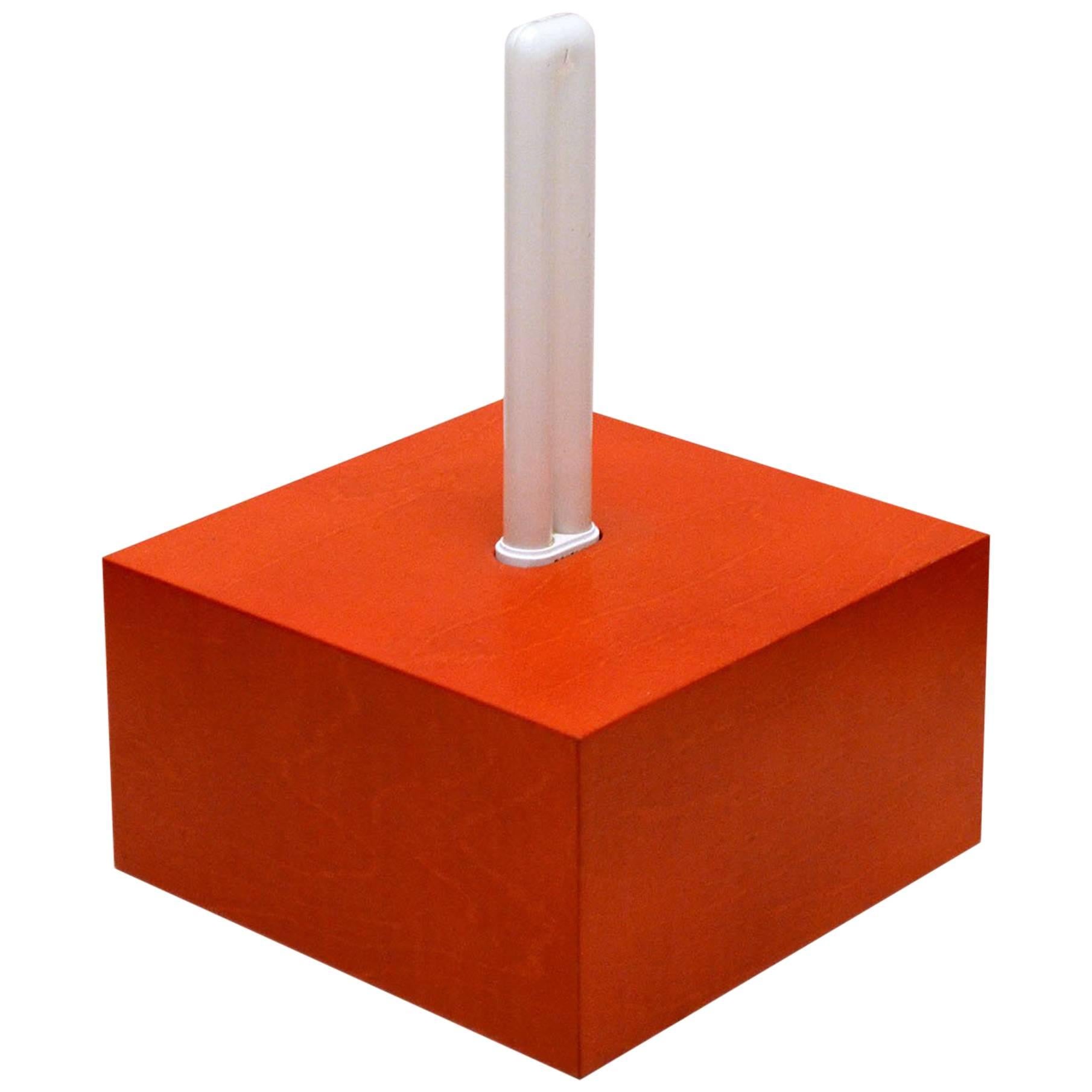 Ettore Sottsass for Memphis 'Jagati' Table or Wall Lamp in Wood, Year 2000 For Sale