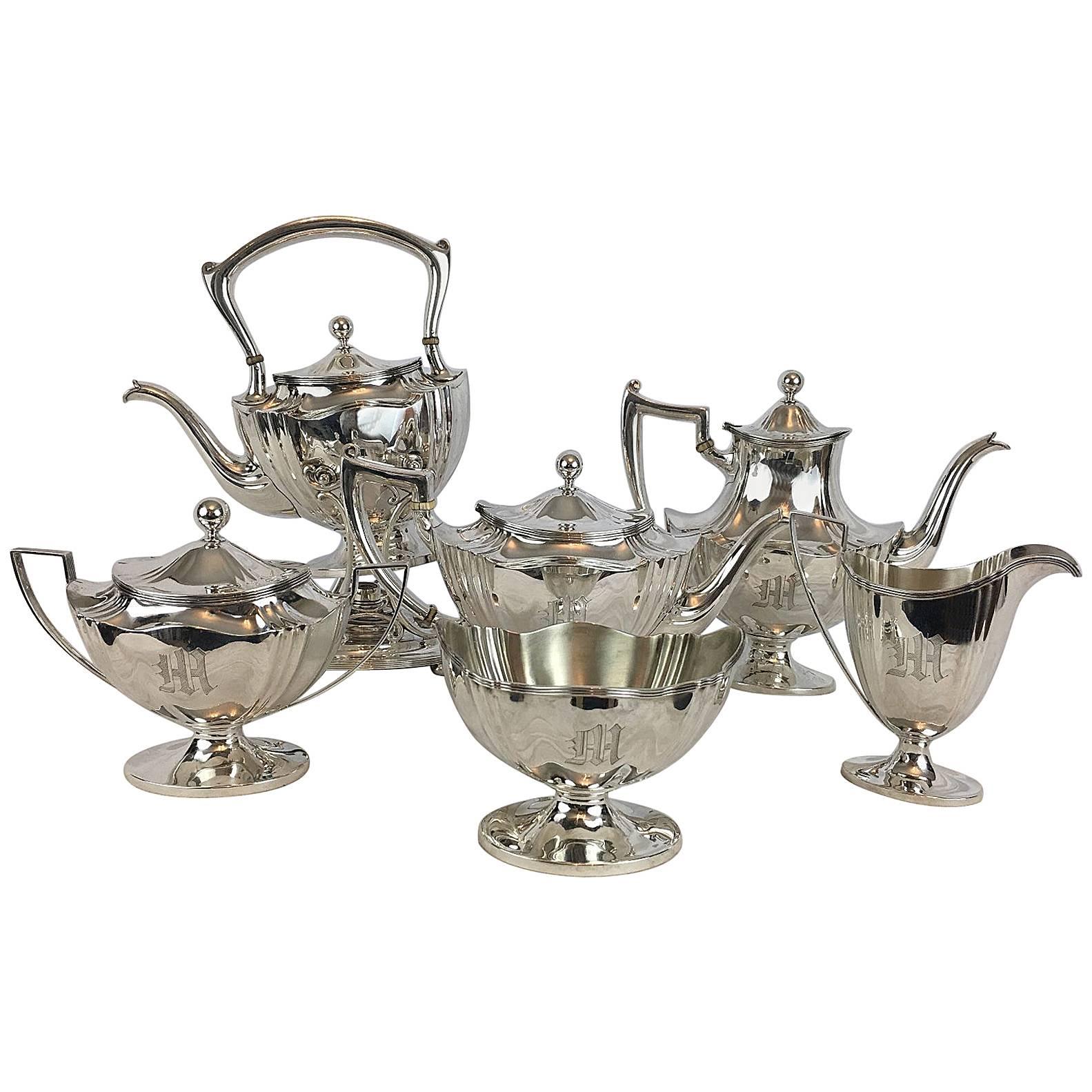 Whiting Manufacturing Co Tea & Coffee Service Sterling Silver, American