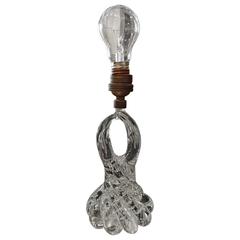 Mid-20th Century Glass Table Lamp 7