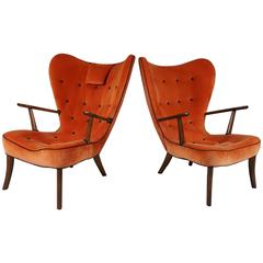 Pair of "Pragh" Chairs by Madsen & Schubel 11