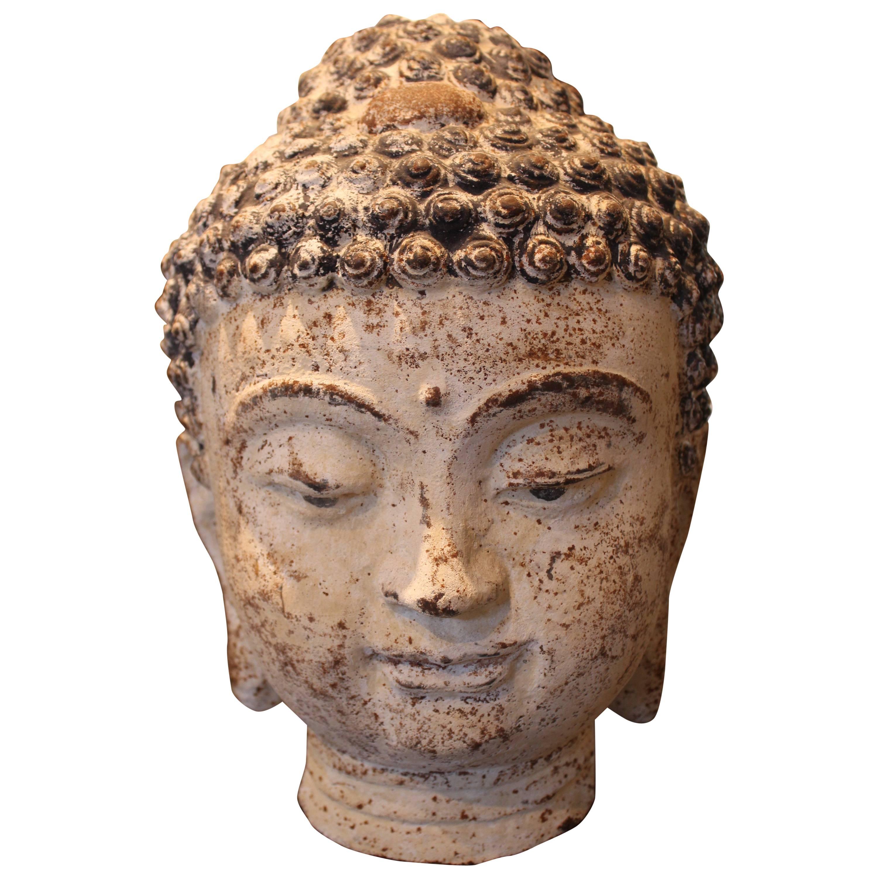 Buddah Accessory in Aged Paint Patina