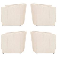 Set of Four Gilbert Rohde Lounge Chairs 10