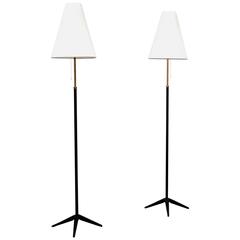Pair of Swedish Floor Lamps, 1950s 9