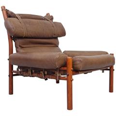 Arne Norell Easy Chair Model Inca, 1960s 5