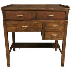 Used Industrial Workbench with Drawers