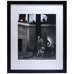 Vintage Helmut Newton Framed Poster, Fashion Yves Saint Laurent, French Vogue, Paris
