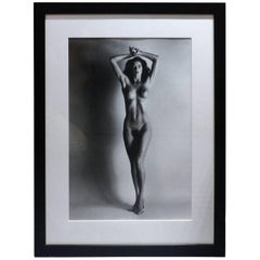 Helmut Newton Framed Poster, Big Nude V, Paris, 1980