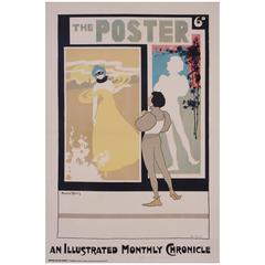 "The Poster," a British Art Nouveau Period Magazine Advertisement by Yendis 10