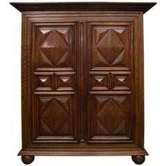18th Century French Oak Armoire 8