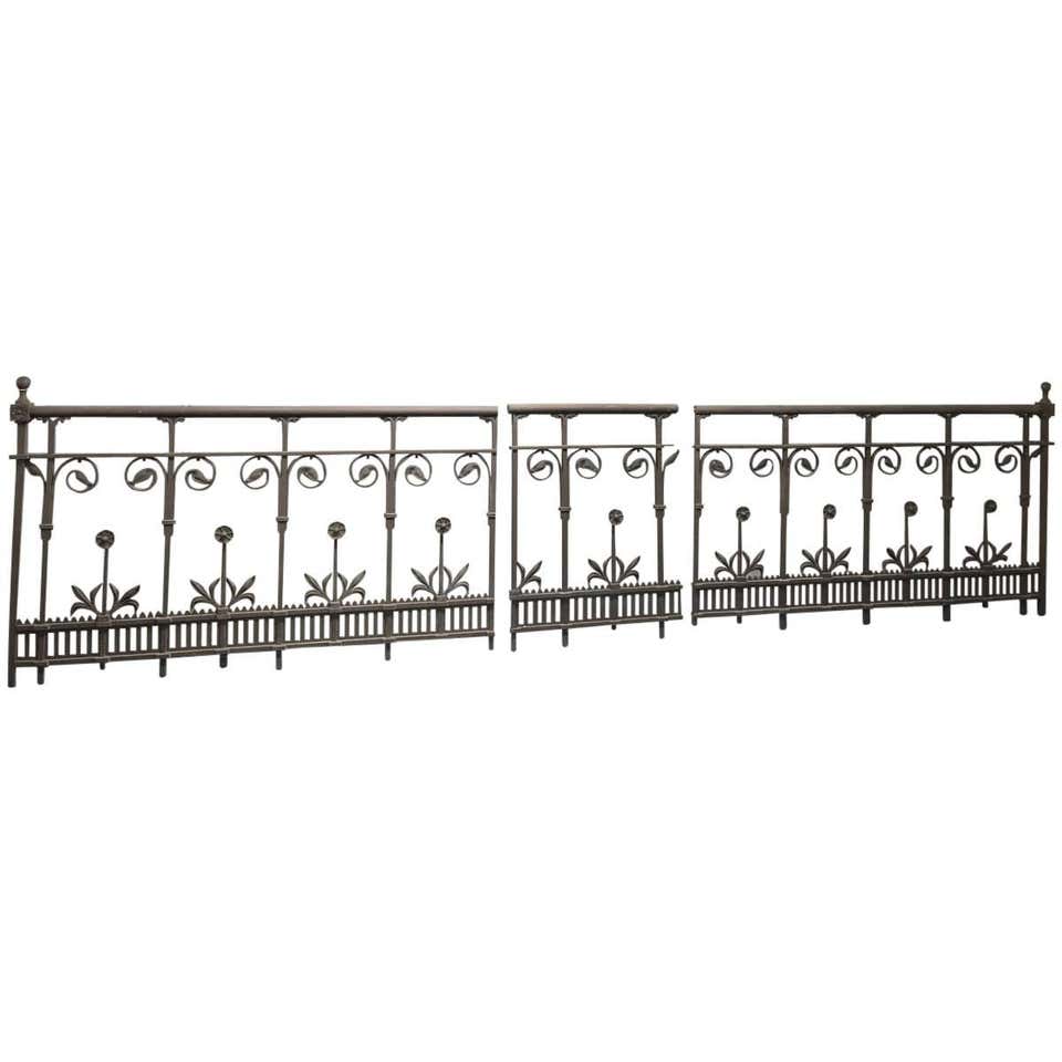 Gothic or Aesthetic Iron Railings in the Style of Thomas Jeckyll with ...