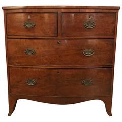 Georgian Four-Drawer Mahogany Bachelors Chest