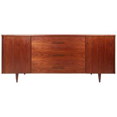 Mid-Century Modern Walnut Credenza by John Stuart