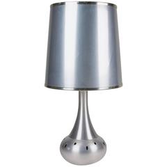 Aluminum Table Lamp, French, 1970s 6
