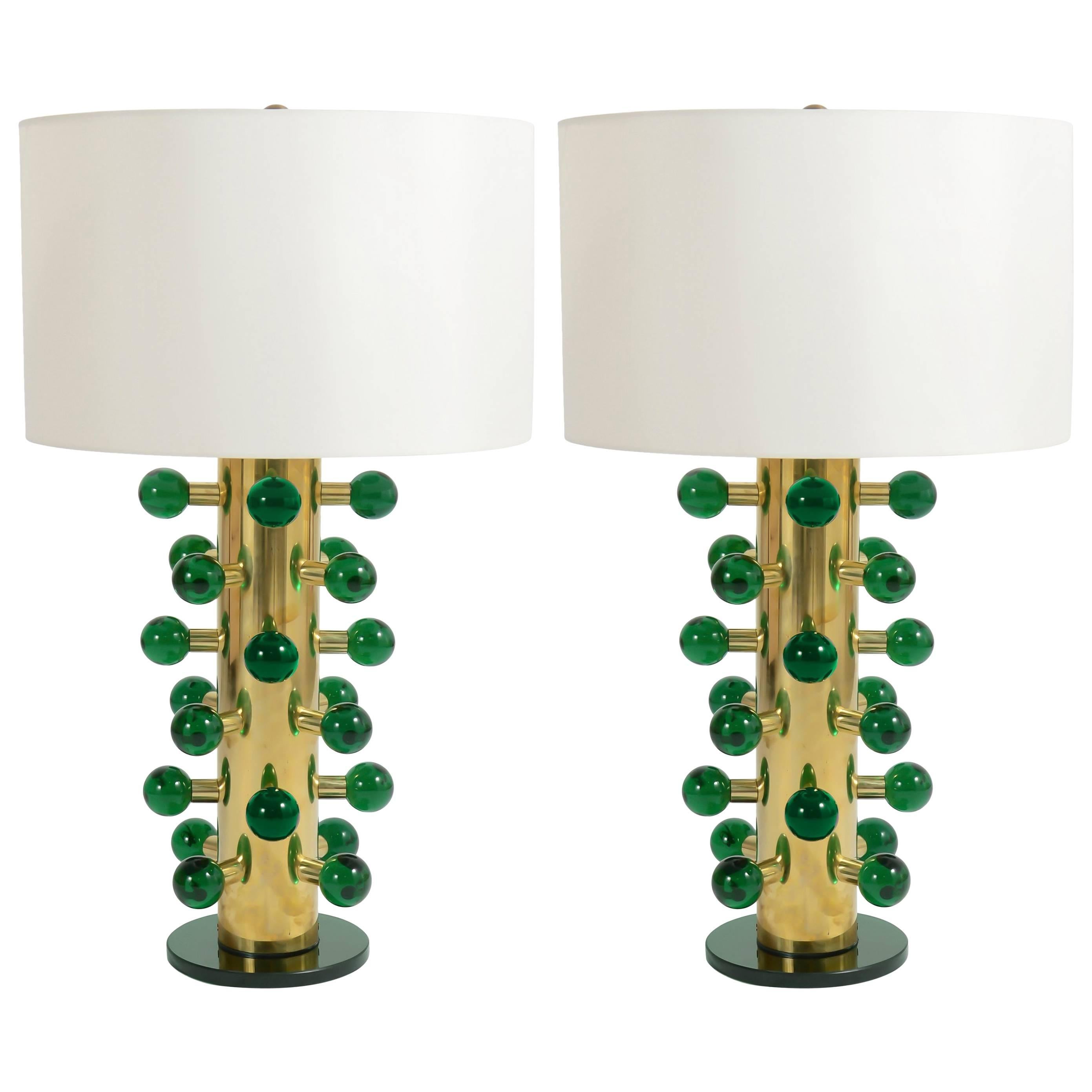 Pair of Module Table Lamps