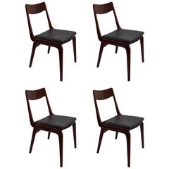 Set of Four Erik Christensen Boomerang Chairs