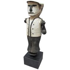 Graphic Whirligig Folk Art Figure 12