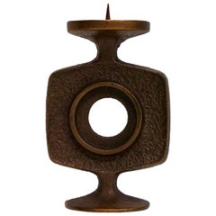 Small Brutalist Candlestick, Germany, 1960s