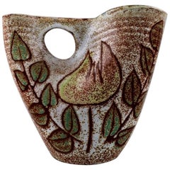 Vintage French Ceramic Vase, Picasso Style