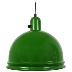 Vintage Green Industrial Light from Germany, 1950s