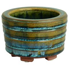Unique Stoneware "Farsta" Bowl by Wilhelm Kåge
