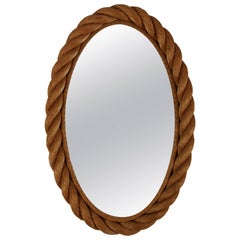 Oval Rope Mirror by Adrien Audoux and Frida Minet