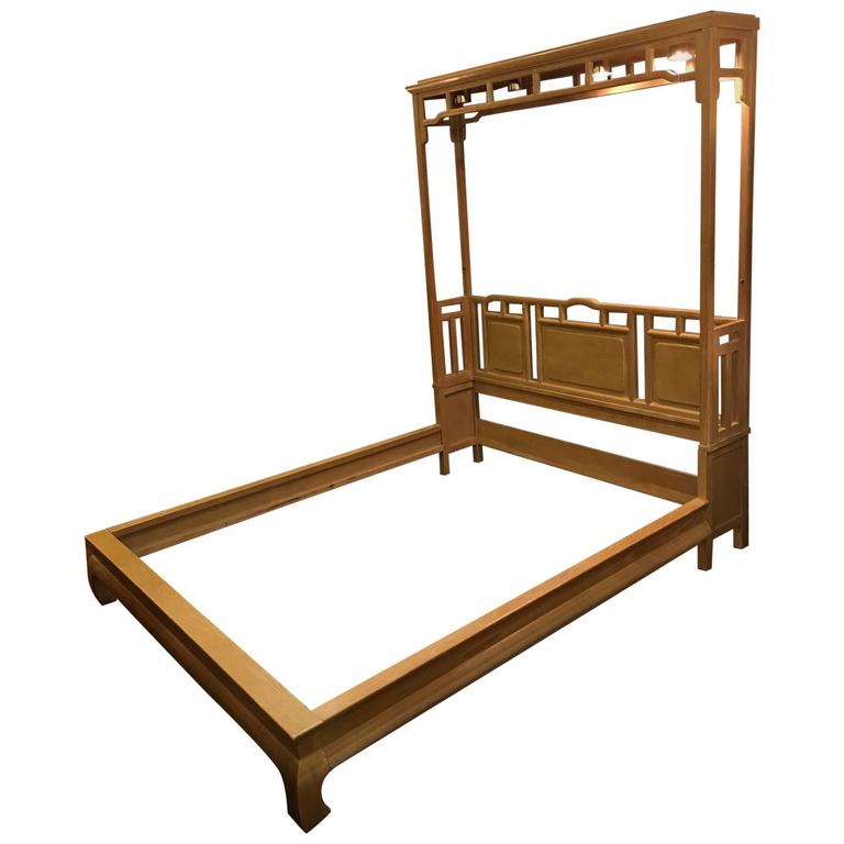 Asian Themed Century Bed Frame For Sale at 1stdibs
