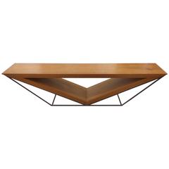 21st Century Brazilian Imbuia Wood Sculptural Bench by Leonardo Bueno 3
