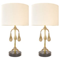 Pair of Mid-Century Modern Indian Lamps