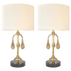Pair of Mid-Century Modern Indian Lamps 2