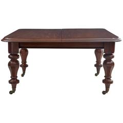 William IV Solid Mahogany Extending Dining Table