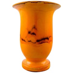 Large Kähler, HAK, Svend Hammershoi, Glazed Stoneware Vase