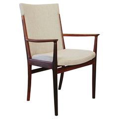 Vintage Danish Rosewood and Upholstered Armchair 10