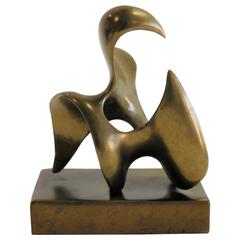 Sculpture moderne abstraite d'Eli Karpel