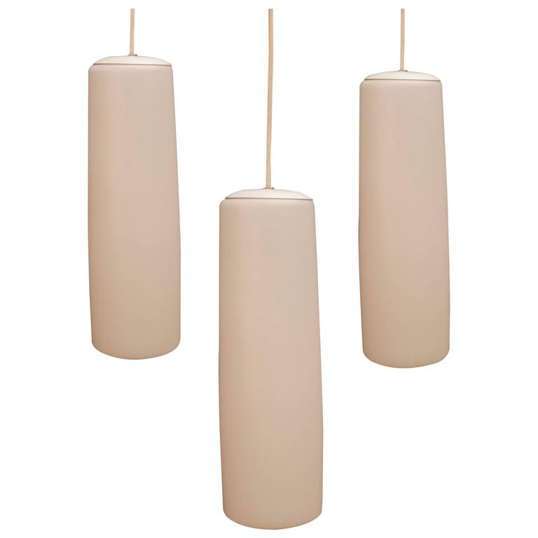 Vintage Prescolite Frosted Gl Pendant Lights Vintage Prescolite Frosted Gl Pendant Lights