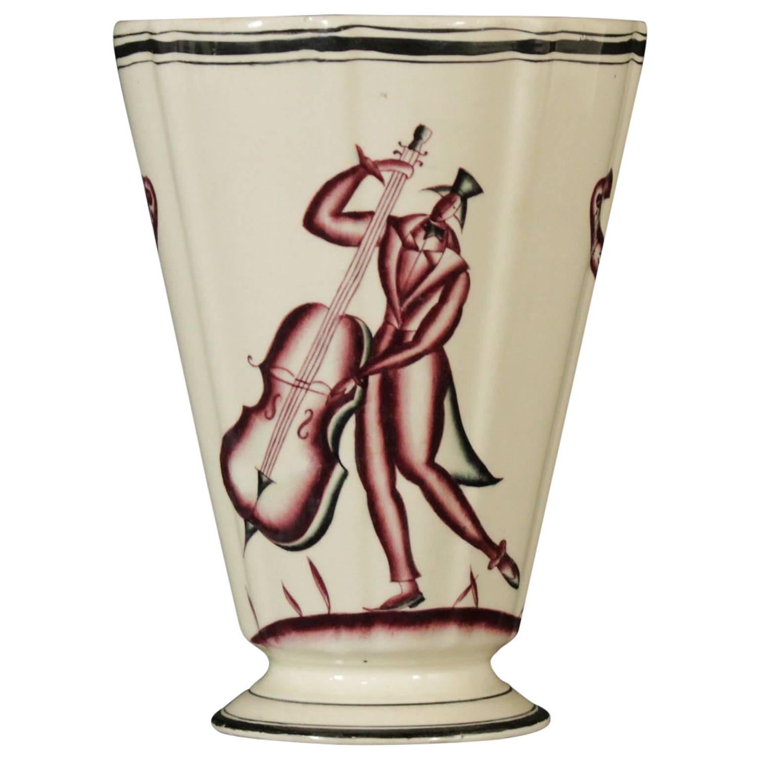 Ceramic Vase by Guido Andlovitz for Lavenia, Italy, 1930s