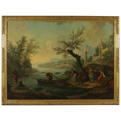 Jean Baptiste Lallemand Oil Painting on Canvas Landscape