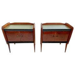 Mid-Century Rosewood Nightstand Italy