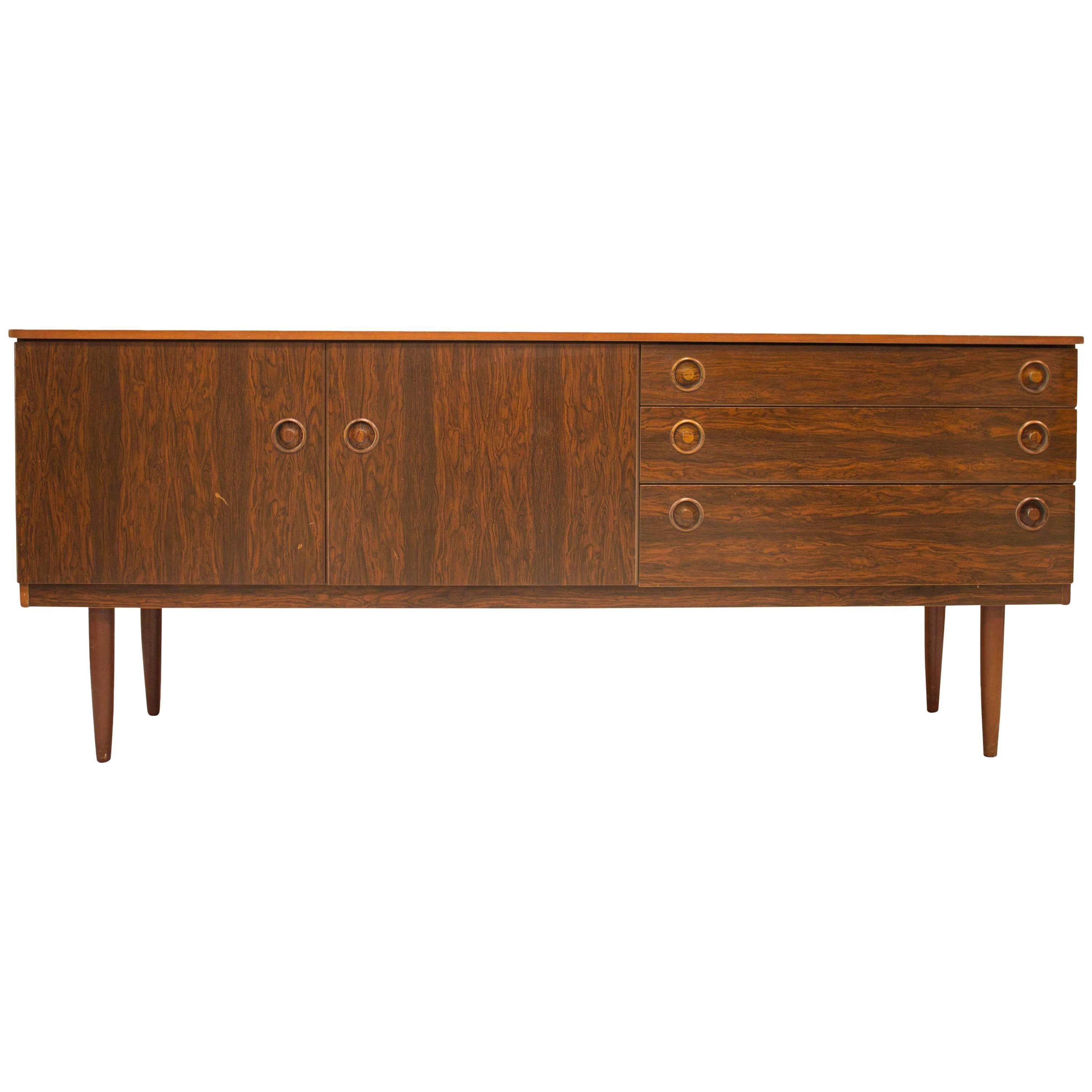 Greaves and Thomas Mahogany Sideboard Credenza For Sale